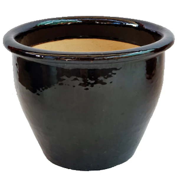 Ceramic Rolled Rim Pot - Image 7