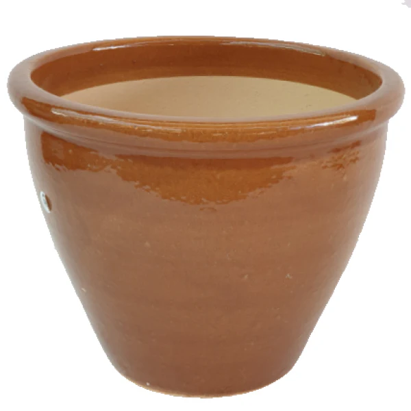 Ceramic Rolled Rim Pot - Image 8