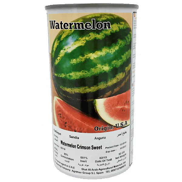 Crimson Sweet Watermelon Seeds Tin - Image 2