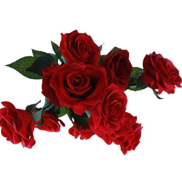 Fresh Red Roses and Bouquet - Image 3