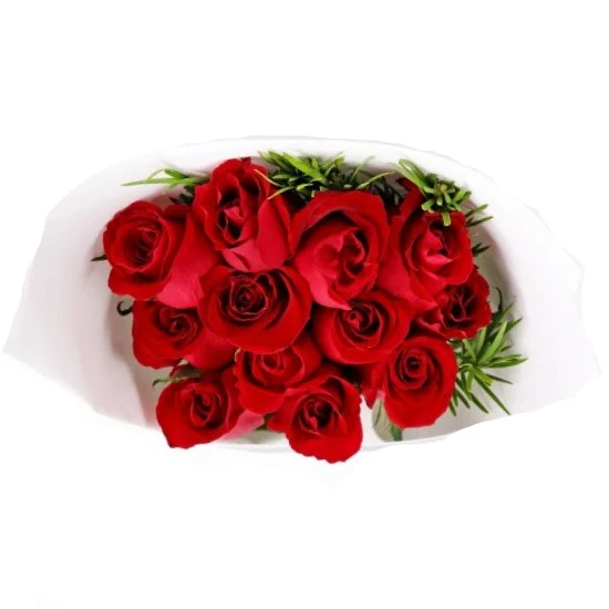 Fresh Red Roses and Bouquet - Image 4