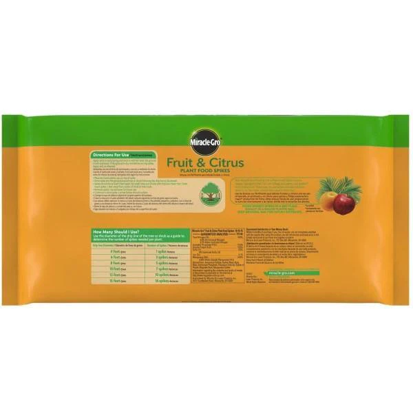 Miracle-Gro Fruit & Citrus Fertilizer Spikes - Image 2