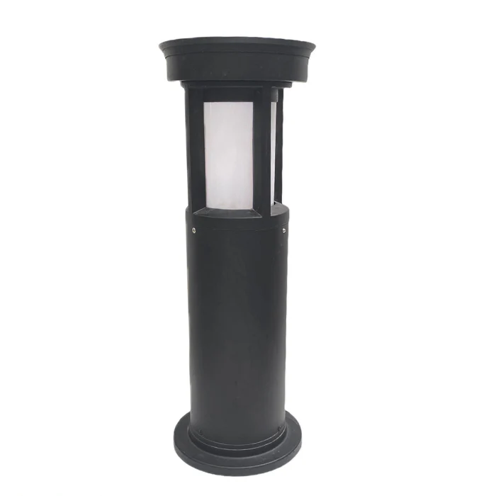 Solar Bolard Lamp Black - Image 2
