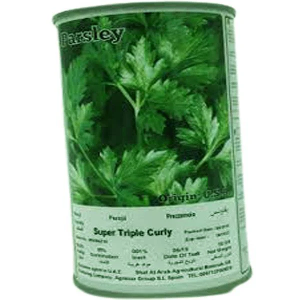 Super Triple Curly Parsley Seeds Tin - Image 2