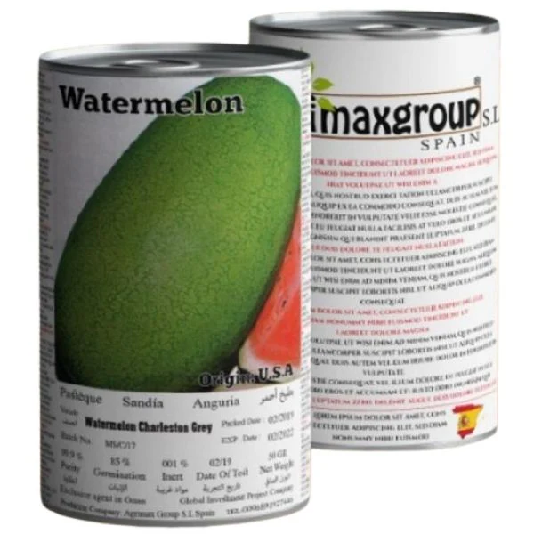 Watermelon Charleston Grey Seeds Tin - Image 2